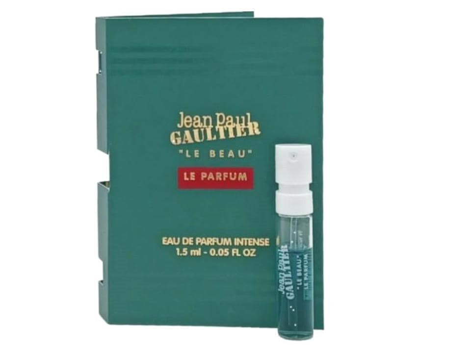 Jean Paul Gaultier Le Beau Le Parfum Intense official fragrance sample, Jean Paul Gaultier Le Beau Le Parfum Intense perfume tester