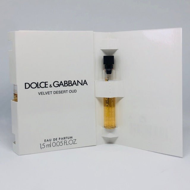 Dolce & Gabbana Velvet Desert Oud  ML  fl. oz. official sample –  creedperfumesamples