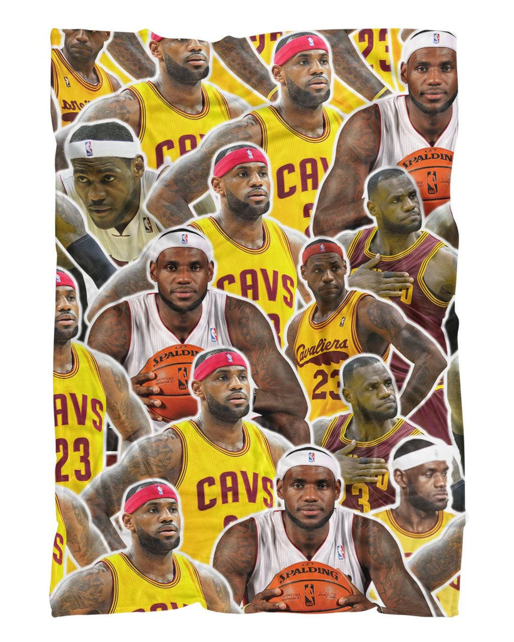 Lebron James Cavs Fluffy Microfleece Throw Blanket All Over Shirts