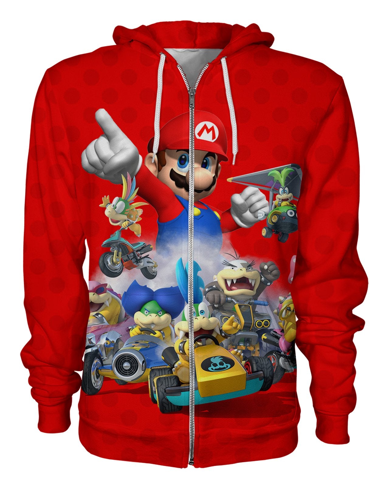 super mario zip up hoodie