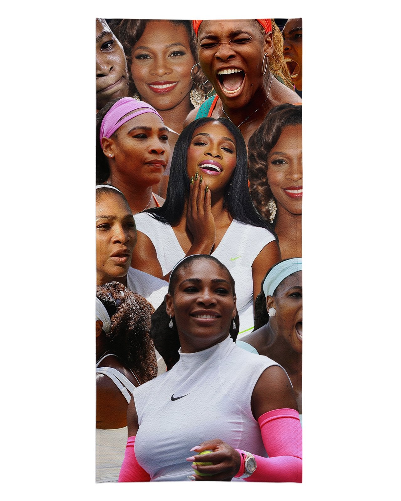 serena williams cold towel