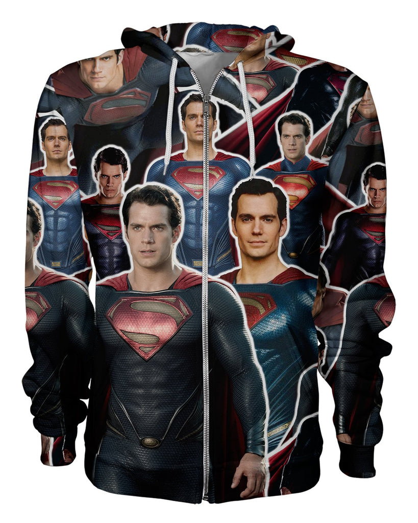 superman zip hoodie