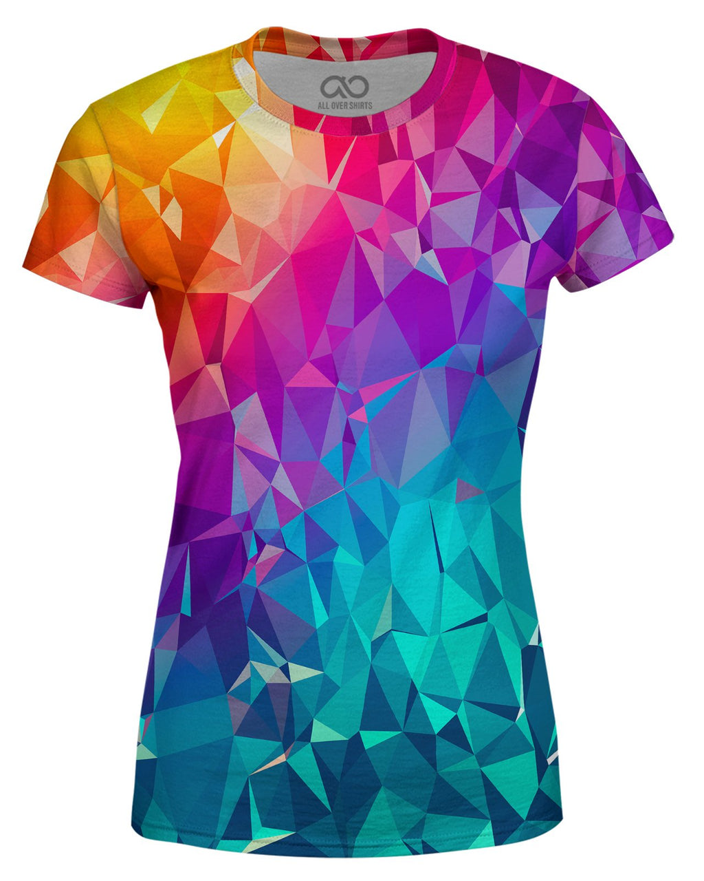 Rainbow Prism Women's T-shirt | All Over Shirts