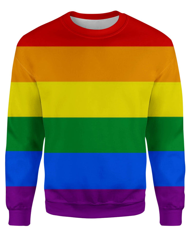 womens rainbow sweatshirt