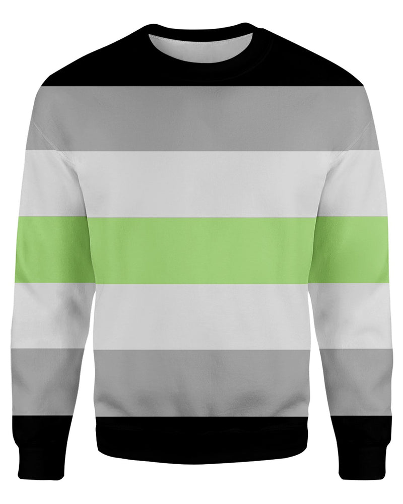 Agender Pride Flag Sweatshirt All Over Shirts