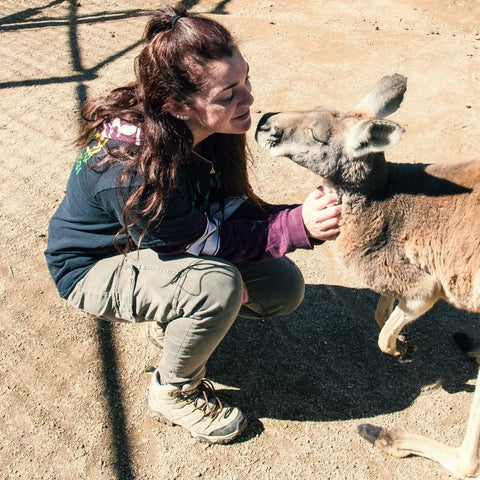 zookeeper with kangaroo