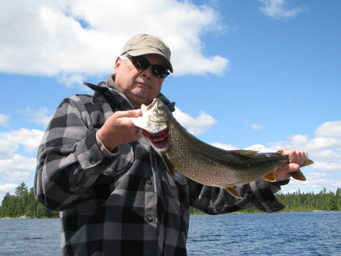 fisherman lake trout