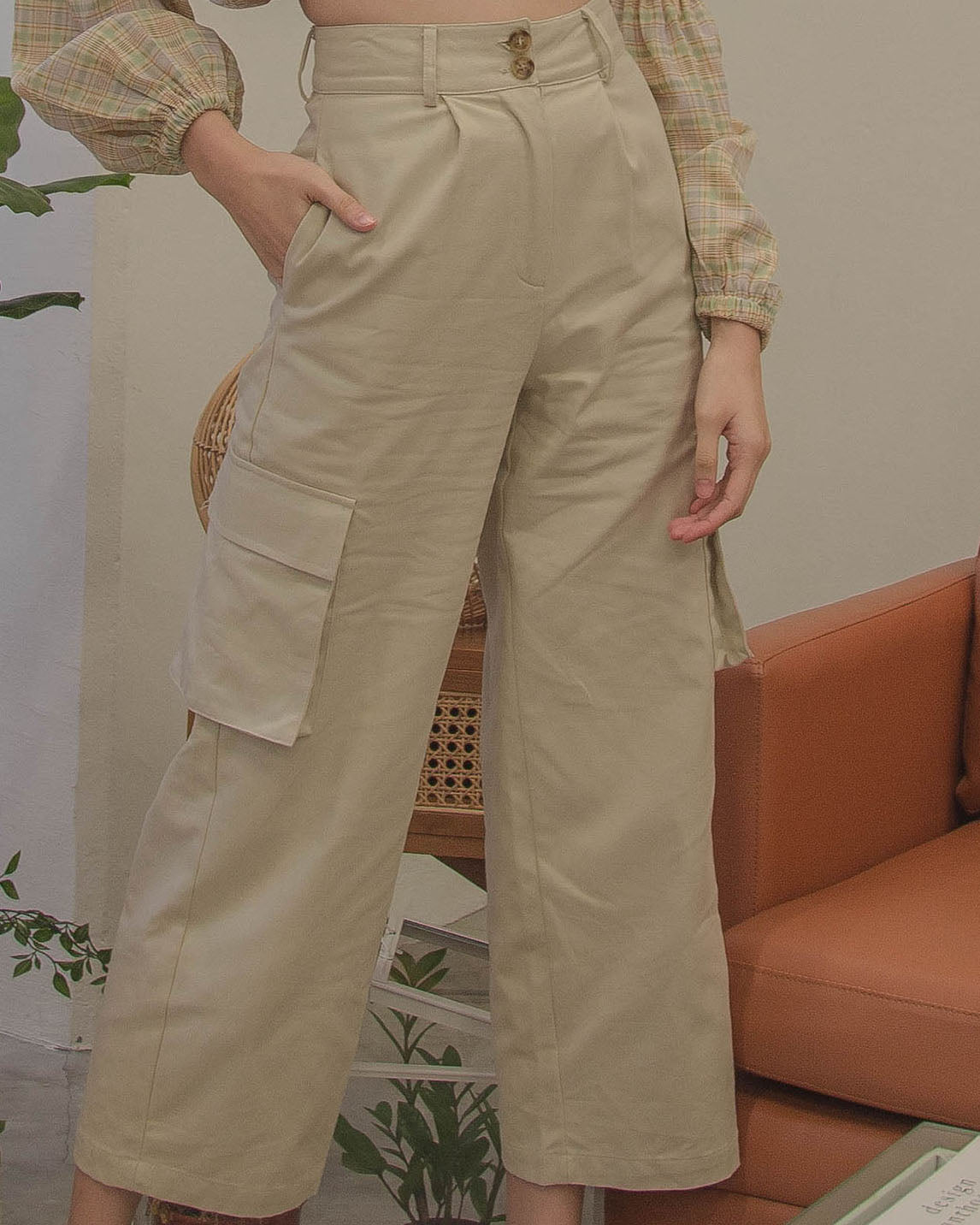 Formation Pants in Coconut Cream - ShopperBoard