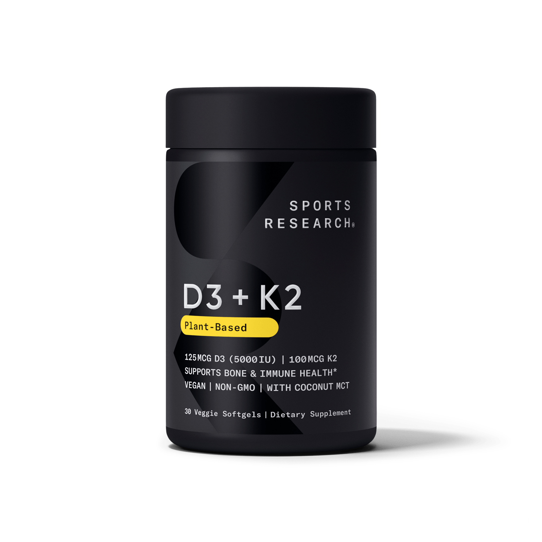 Vitamin D3 + K2 with Coconut MCT Oil
