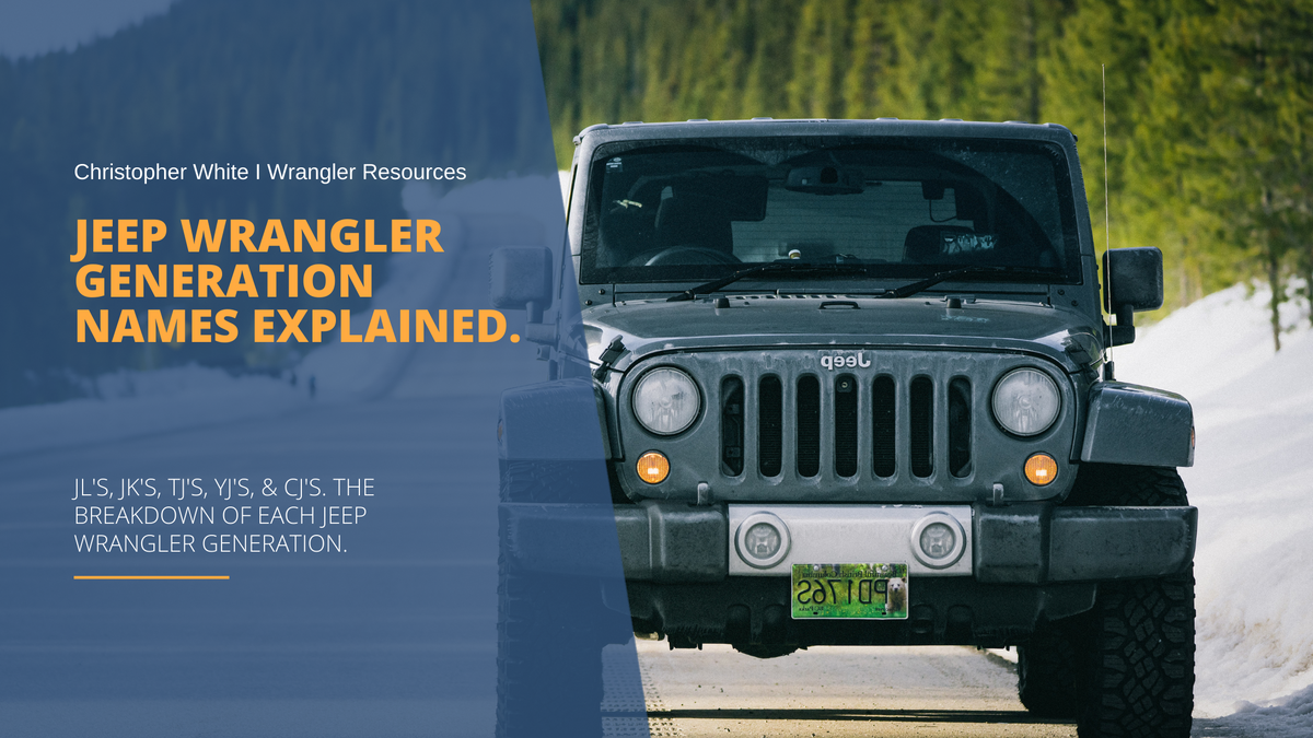 Jeep Wrangler Generation Names Explained. — Jeep Wrangler Headlights
