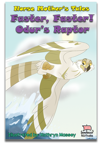 Faster, Faster Odur's Raptor children's book at Norhalla.com