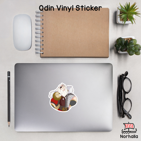 Odin Norse god vinyl sticker available in 3 sizes! Norhalla.com