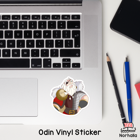 Odin Norse god vinyl sticker available in 3 sizes! norhalla.com