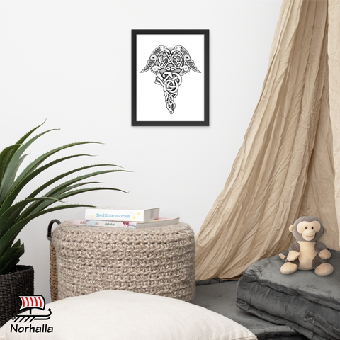 Display this beautiful original art in your home with this Viking Helmet print by Swedish artist Mike Johansson. Norhalla.com