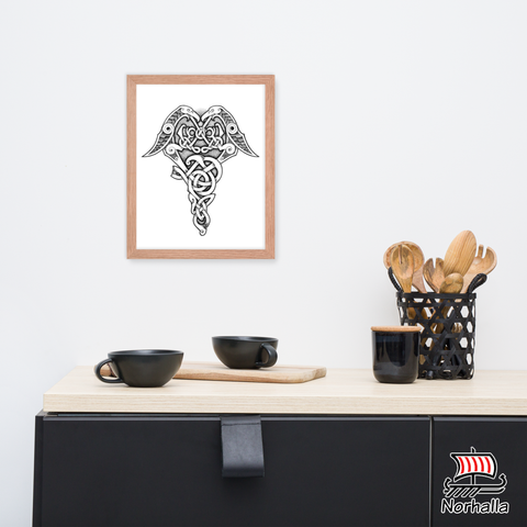 Display this beautiful original art in your home with this Viking Helmet print by Swedish artist Mike Johansson. Norhalla.com