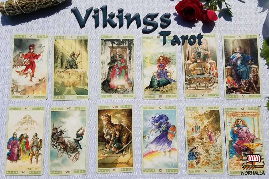 Vikings Tarot cards - the Major Arcana 0 - XI at Norhalla.com