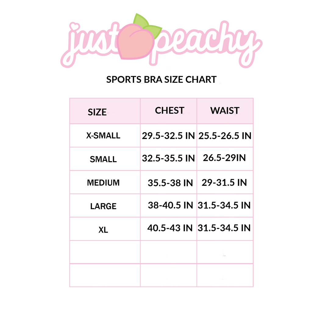 See You In Hell Sports Bra Just Peachy