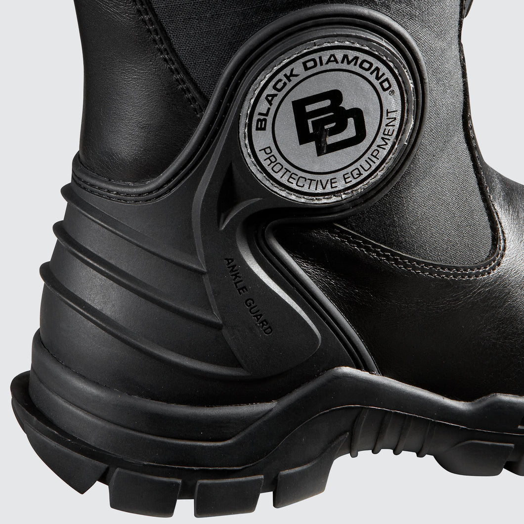 steel toe firefighter boots