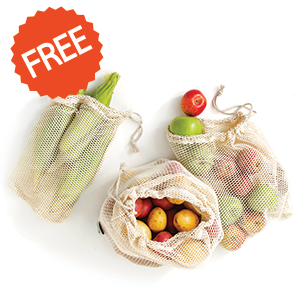 free cotton produce bags