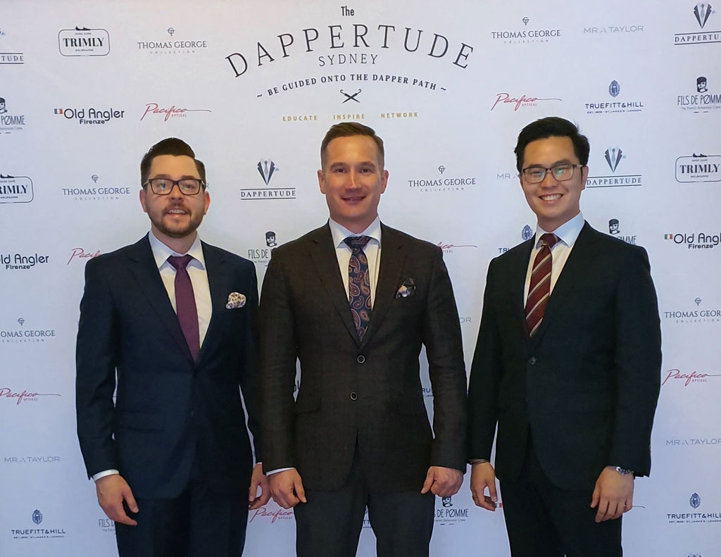 James Seaford, Ringo Mok and Ben Atkinson attend Dappertude Seminar 2019