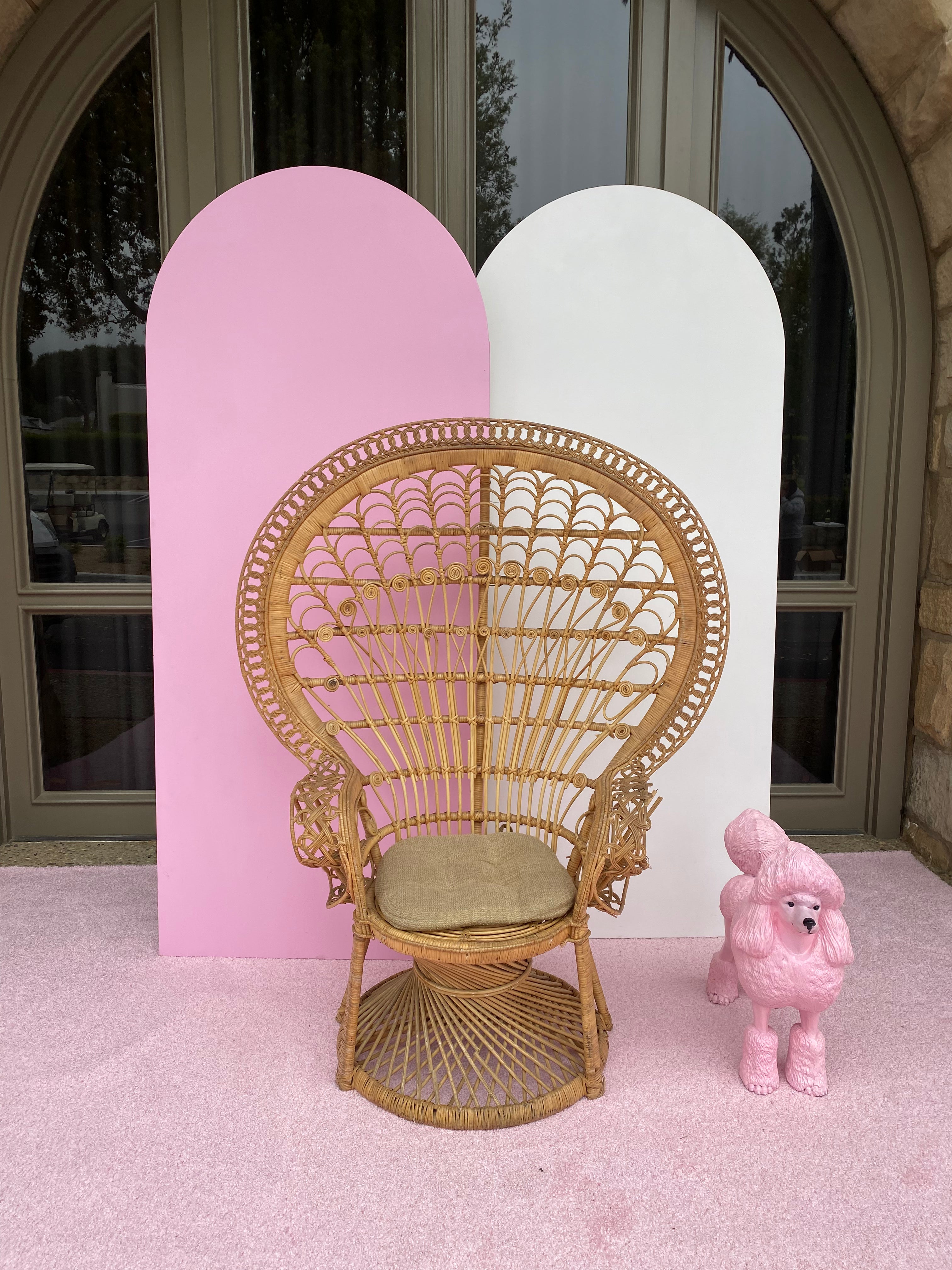 Light Pink Round Arch Backdrop