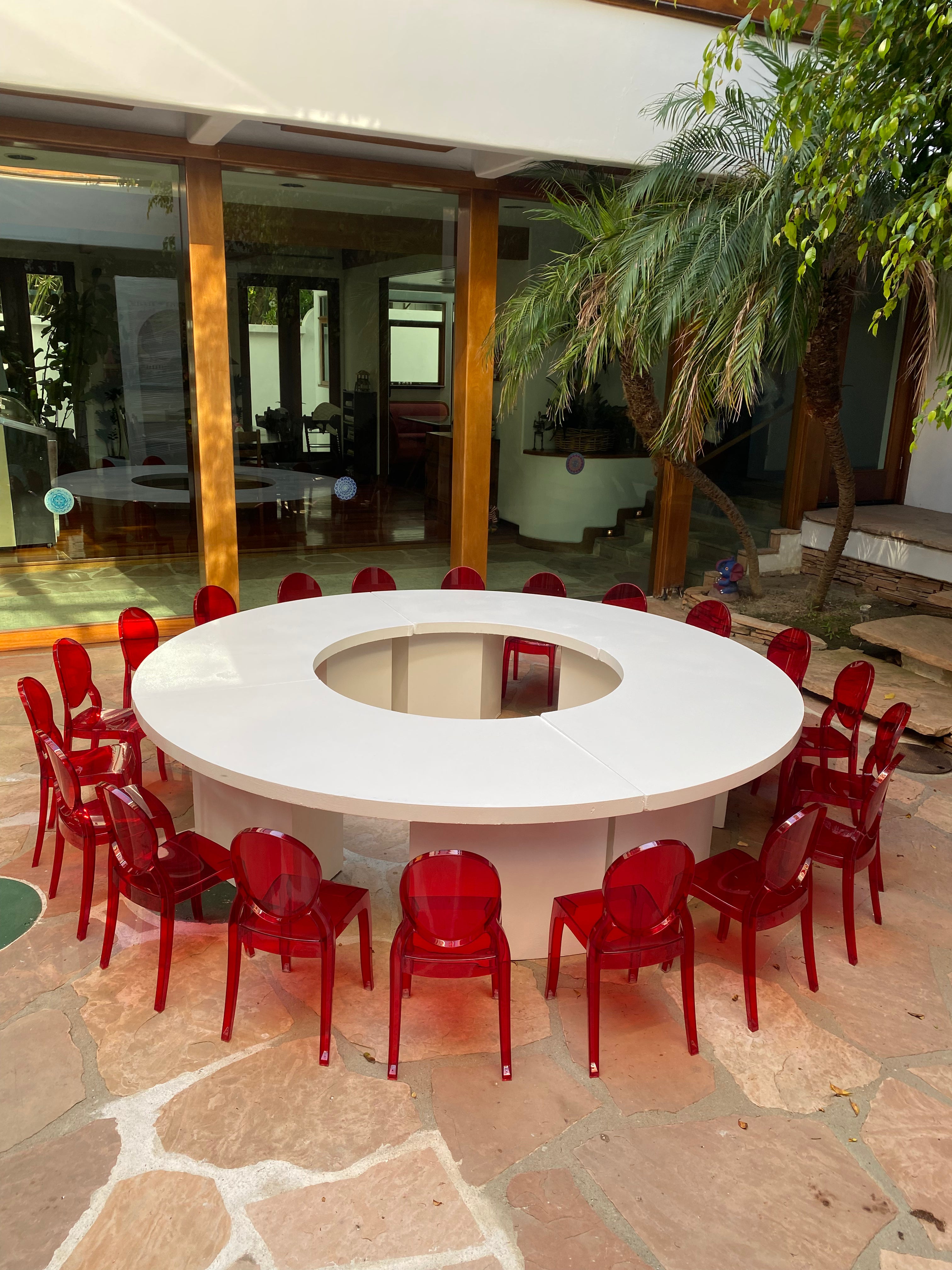 Kids Red Ghost Chair