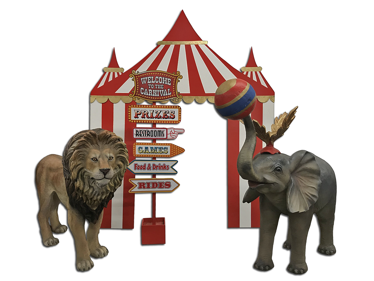 Red Circus Carnival Package Platinum Prop Rentals