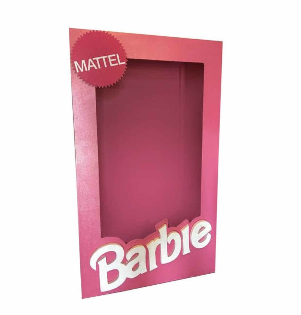 life size barbie doll box cardboard prop