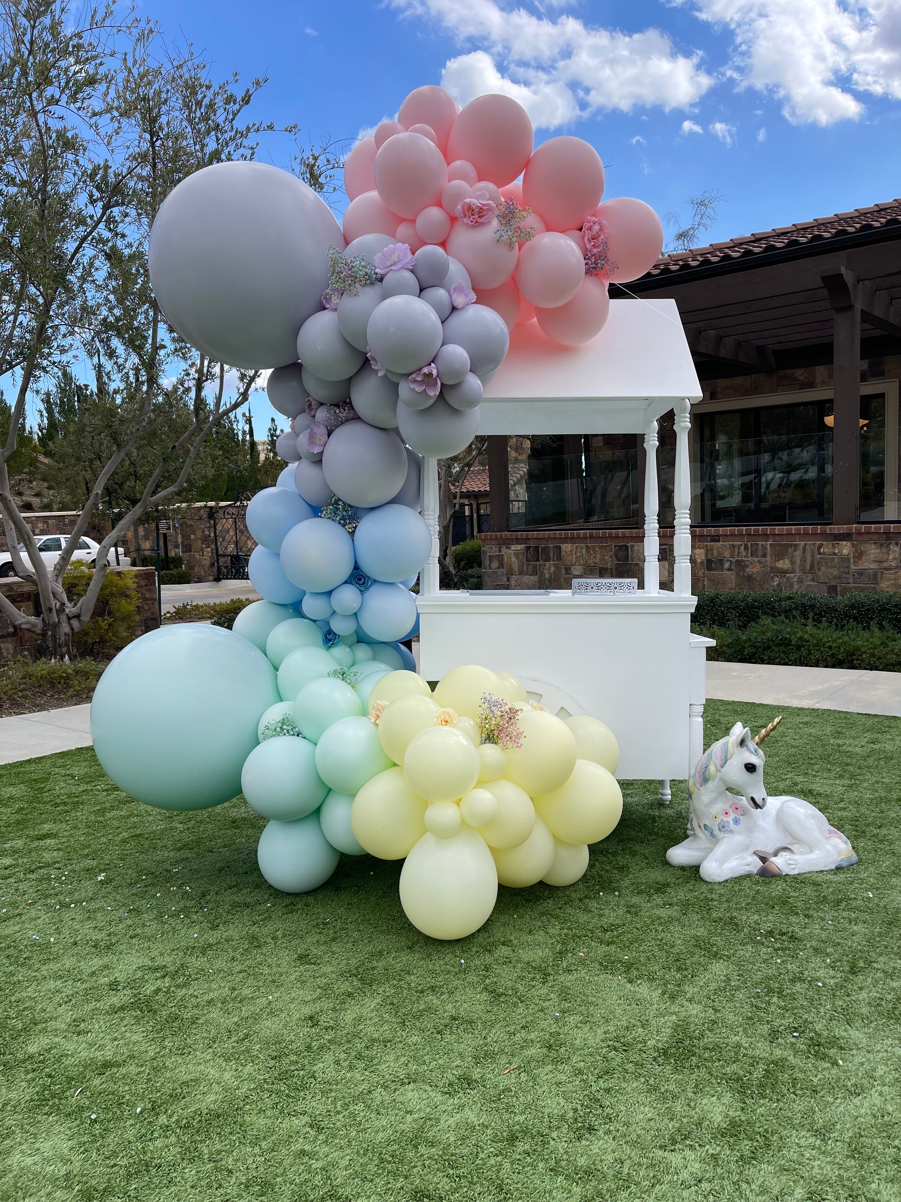 White Dessert Cart