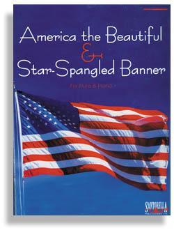 American Flag and Lyrics to Star Spangled Banner Poster for Sale