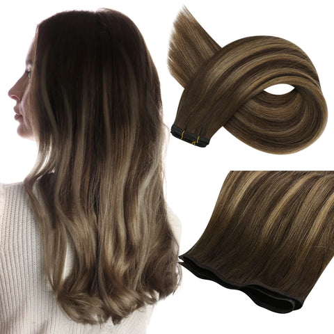 Full Shine's Flat Weft Hair Extensions (Balayage #BM)