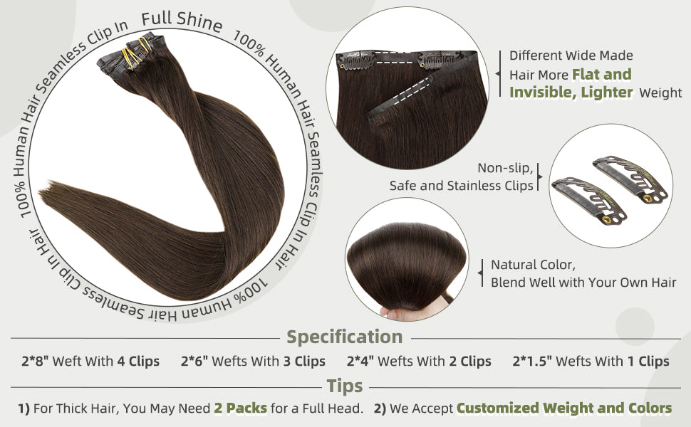 Seamless Clip in Extensions