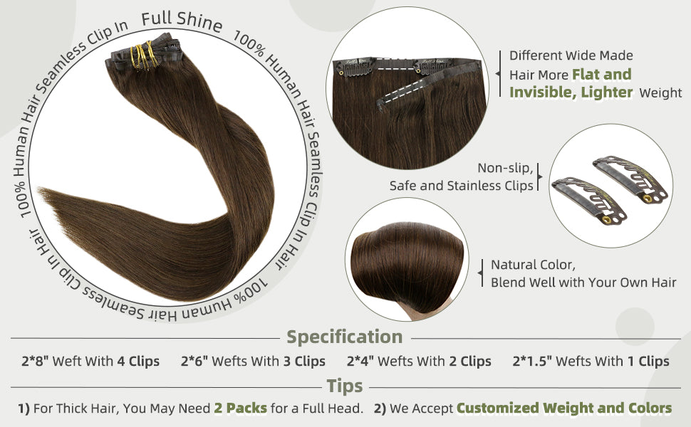 Seamless Clip in Extensions