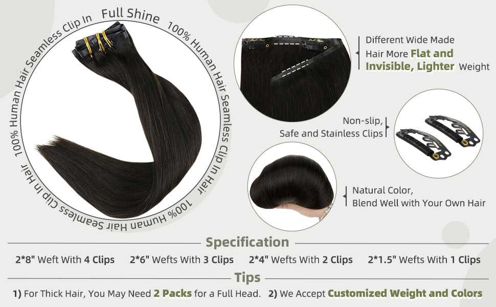 Seamless Clip in Extensions