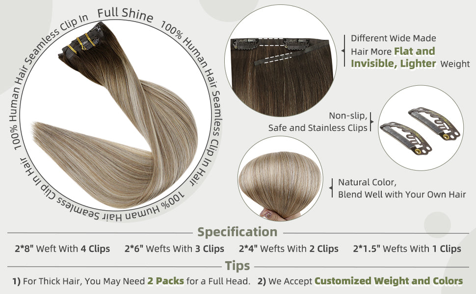 Seamless Clip in Extensions