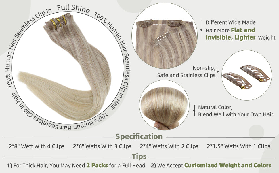 Seamless Clip in Extensions