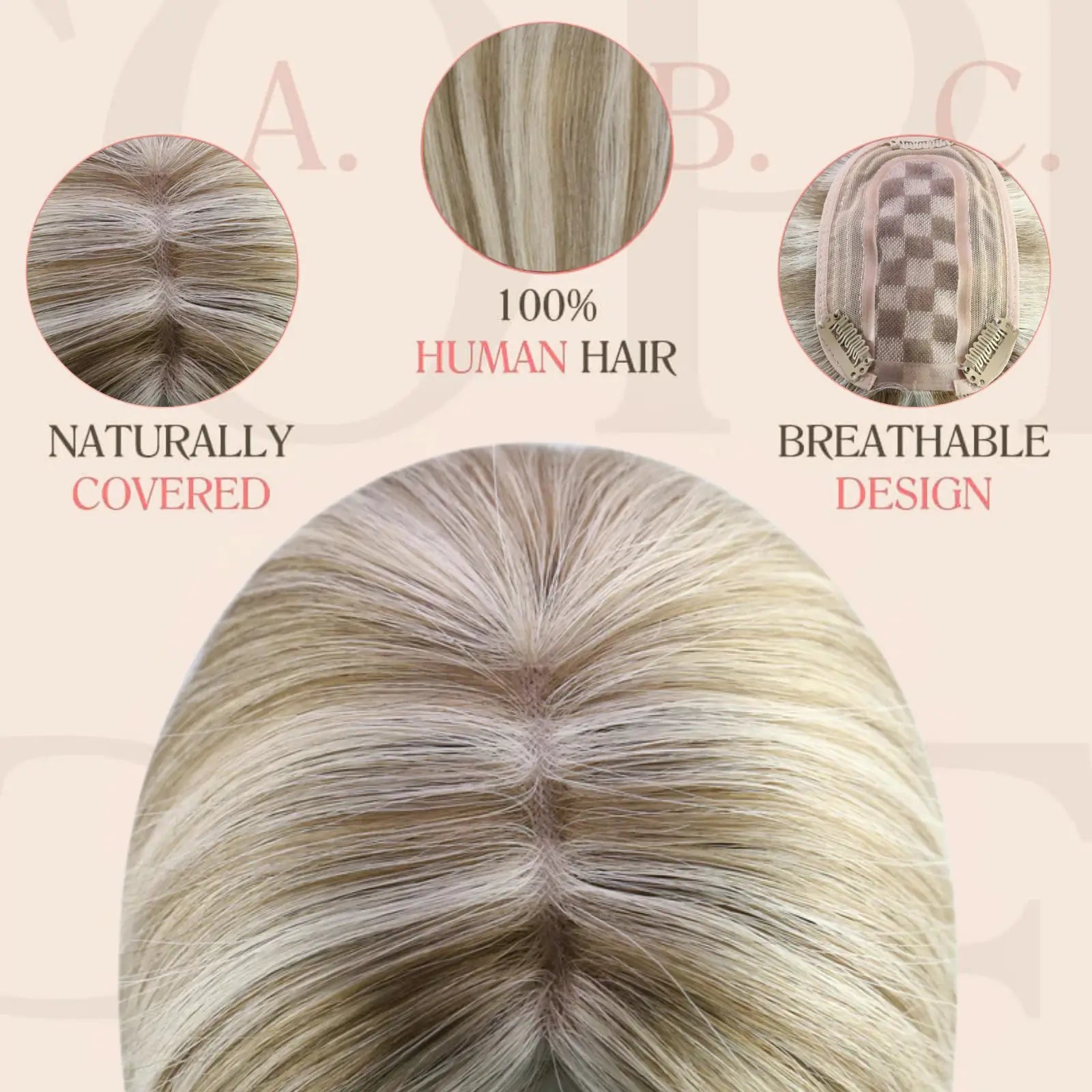 fullshine,chunky highlights hair topper,virgin human hair topper for women,hairpiece with bold highlights,contrast color topper,hair topper for volume,hairpiece for thinning hair,hair topper without bangs,clip in hair topper,real human hair topper,single donor hair topper,hair replacement piece,hair topper with small base,hairpiece for crown thinning,natural scalp effect topper,hair patch with bright highlight strands,hair topper for top of head,hairpiece with color dimension,hair enhancement for mature hair,breathable monofilament base topper