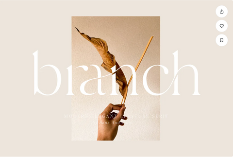 Branch Font