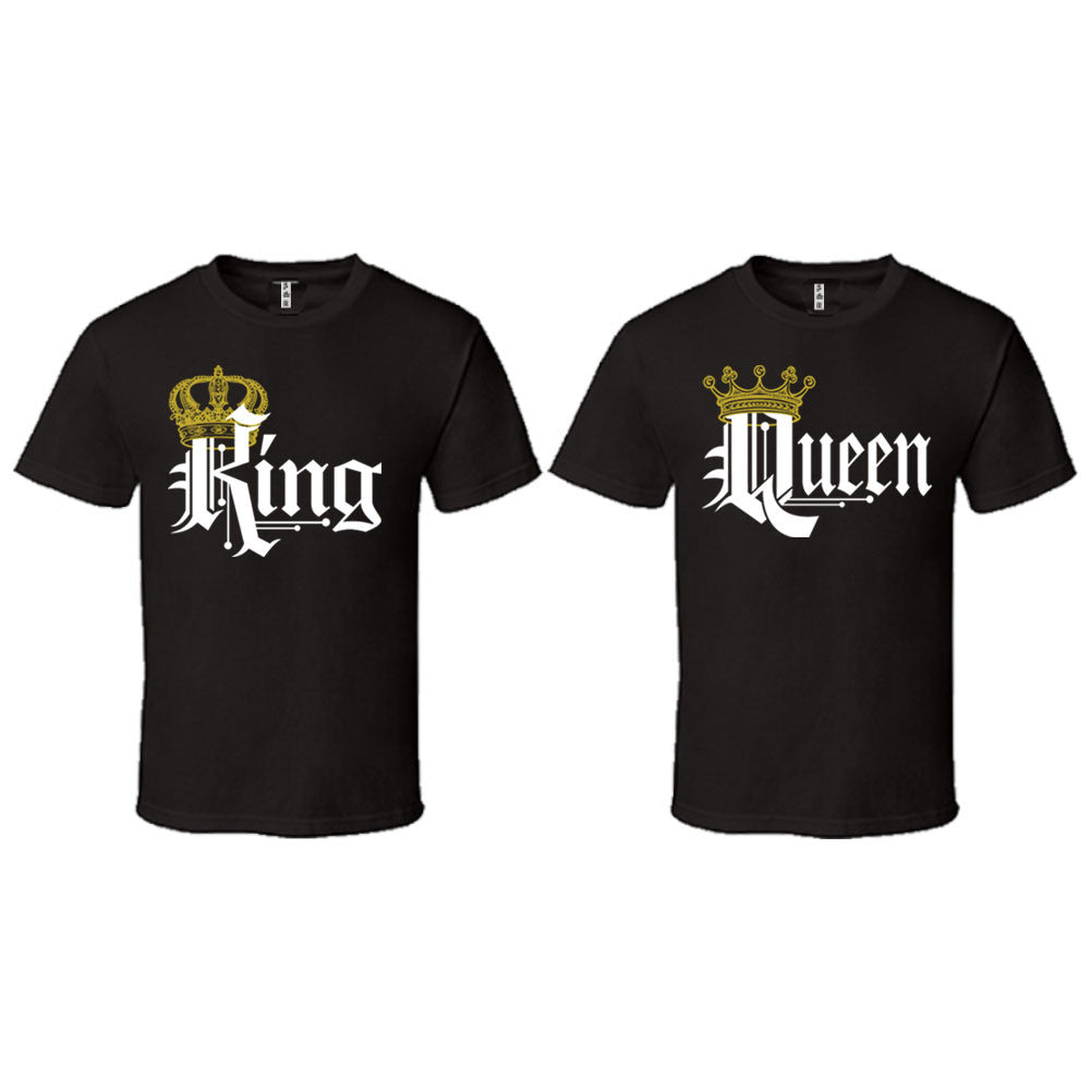 Fjerde Simuler Inspektion Royal King Queen T-shirt – Couple USA