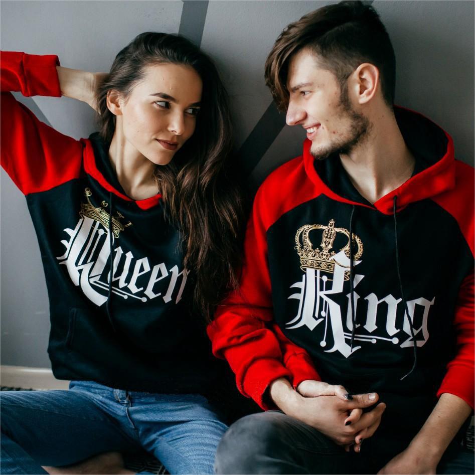 King And Queen Couple Hoodies Couple Usa