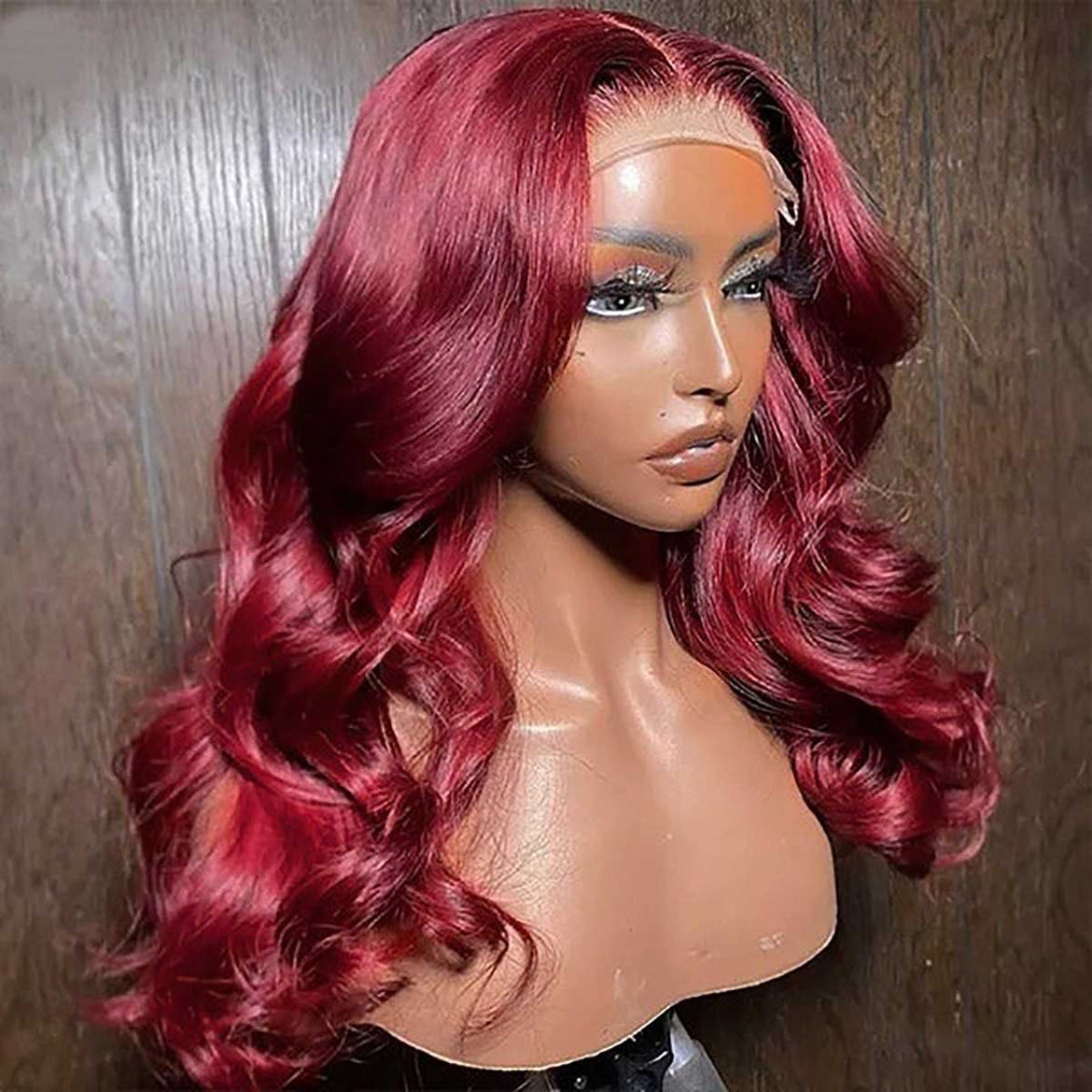 Body Wave Colored Human Hair Wigs