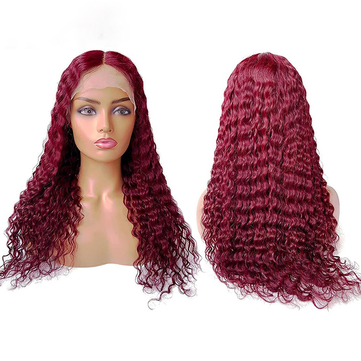 VRBest 99J Deep Wave 13x4 Lace Front Wigs