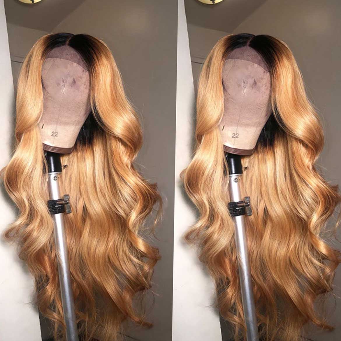 13x4 Lace Front Wigs Body Wave Colored Human Hair Wigs