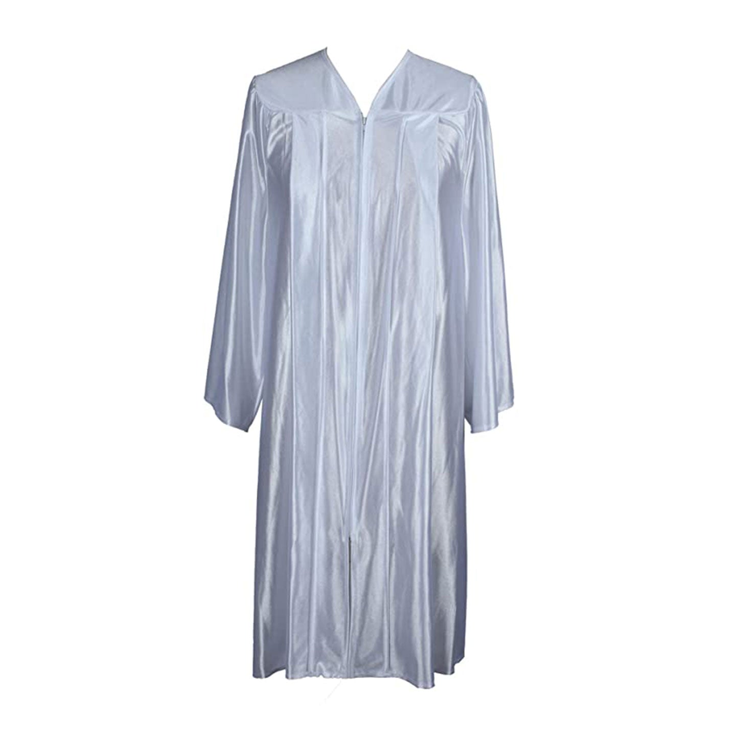 Shiny White Choir Gown - Cap and Gown Direct product image