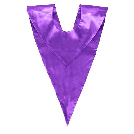 Custom Purple Choir V-Stole