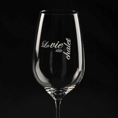 Verre À Vin "La Vie Au Chalet" – Jardinerie Fortier