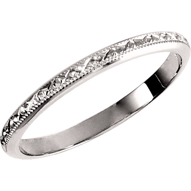 Design Engraved Wedding Band