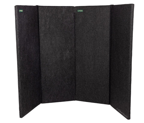 S2466x2 free-standing Sorber sound absorption for use as a gobo and wall - place anywhere to lower sound