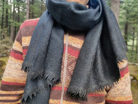 Yak wool shawl  Yak wool scarf 2023 – MARICHI The Himalayan Shoppe
