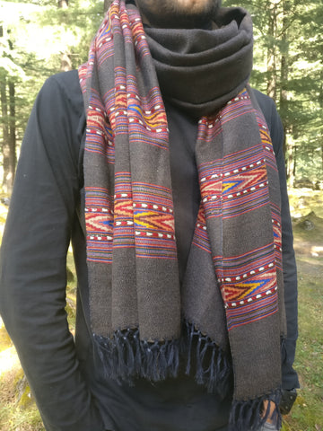 yak wool scarf